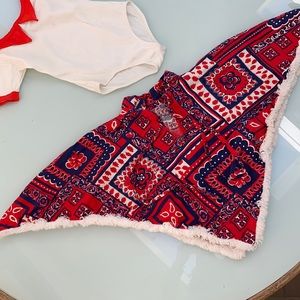 Vintage cape shawl OAK OS mint canvas